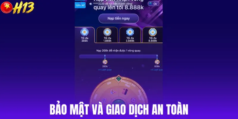 Bảo mật và giao dịch an toàn