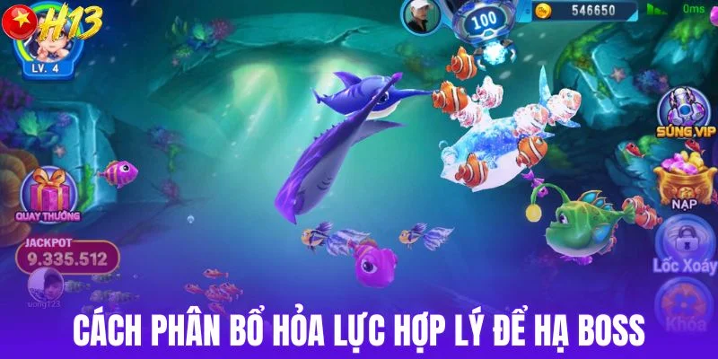 Cách phân bổ hỏa lực hợp lý để hạ boss