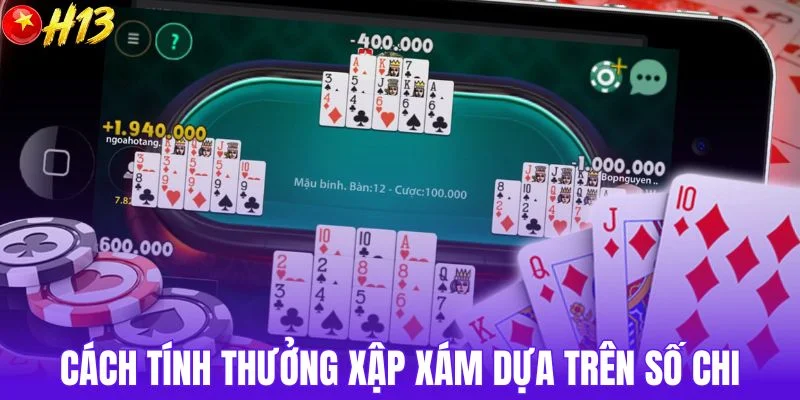 Cách tính thưởng xập xám dựa trên số chi