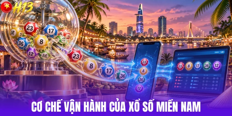 Cơ chế vận hành của xổ số miền Nam H13