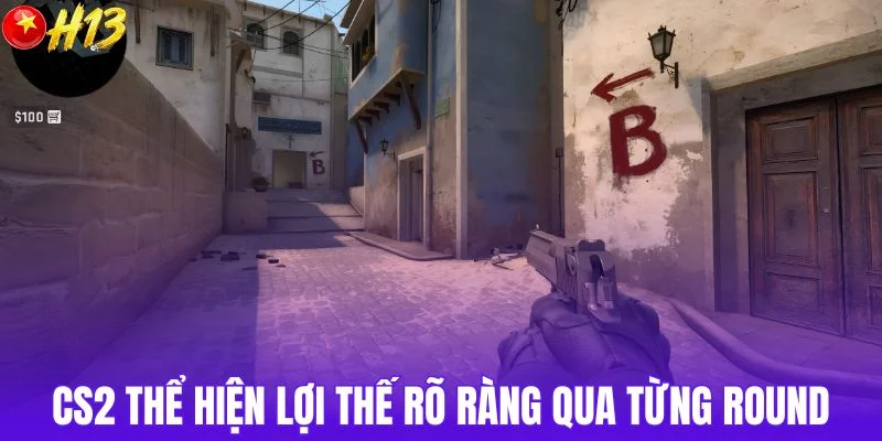 CS2 thể hiện lợi thế rõ ràng qua từng round