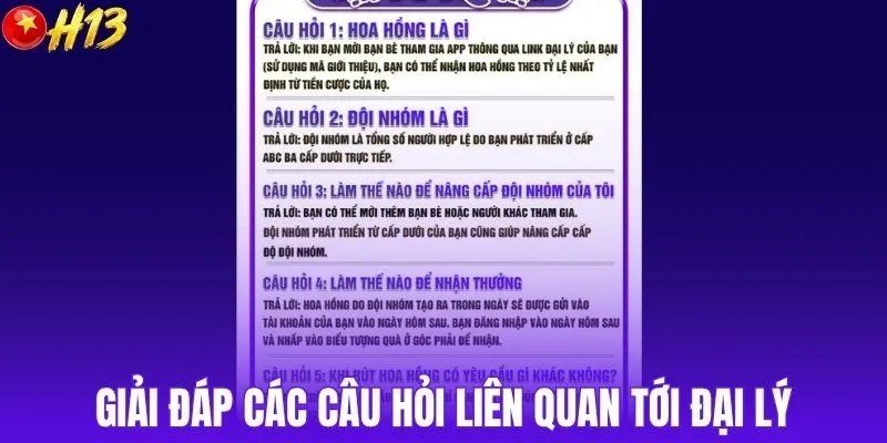 Giải đáp các vấn đề liên quan tới đại lý nhà cái