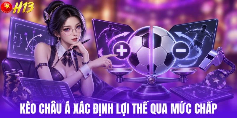 Kèo châu Á xác định lợi thế qua mức chấp