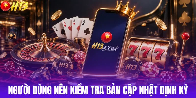 Người dùng nên kiểm tra bản cập nhật định kỳ