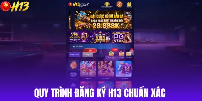 Quy trình đăng ký H13 chuẩn xác 