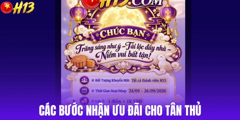 Quy trình nhận ưu đãi chi tiết cho người mới