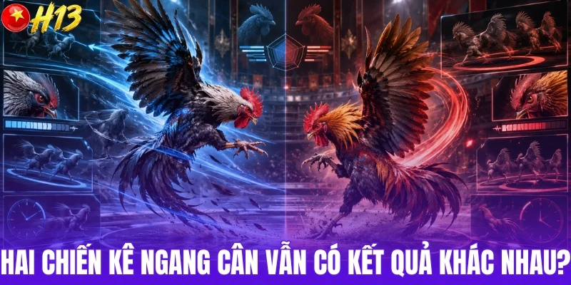 Vì sao chiến kê ngang cân vẫn chênh sức?